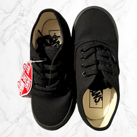 Vans Authentic Toddler Shoes Unisex Black Size 10 - Picture 2 of 5